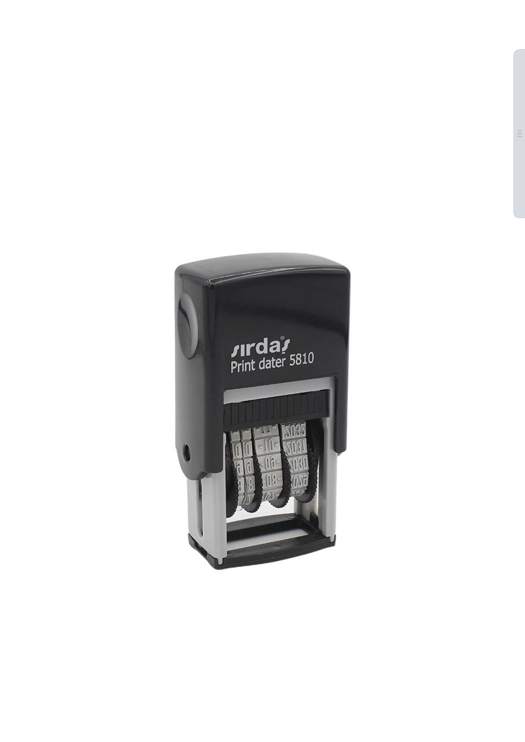 SIRDAŞ 5810 TARİH KAŞESİ